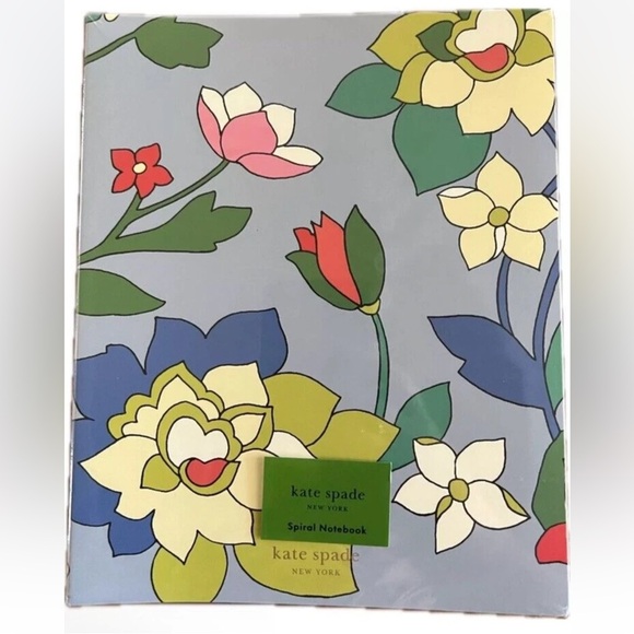 Kate Spade New York Flower Journal Concealed Spiral Notebook 112 Lined Pages New - Picture 3 of 3